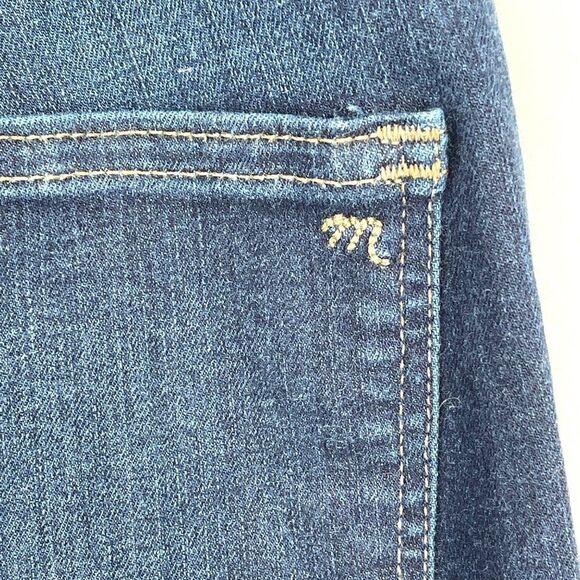Madewell 10"‎ High Riser Skinny Skinny Jeans F4684 Dark Wash Stretch Women 25 - Picture 12 of 15
